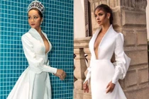 Hoa hậu H'Hen Niê liên tiếp "dính phốt" mặc váy nghi đạo nhái