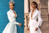 Hoa hậu H'Hen Niê liên tiếp "dính phốt" mặc váy nghi đạo nhái