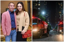 Chung cư Công Lý và bà xã kém 15 tuổi ở bất ngờ bị cháy