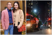 Chung cư Công Lý và bà xã kém 15 tuổi ở bất ngờ bị cháy