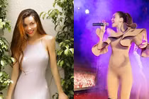 Hồ Ngọc Hà mặc váy màu nude ai cũng tưởng khỏa thân