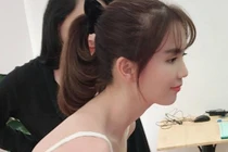 Ảnh mới của Ngọc Trinh gây hoang mang vì vòng 1 biến mất