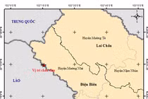 Xảy ra động đất ở Điện Biên