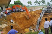 Khắc phục xong đường ống nước sông Đà vỡ lần thứ 13