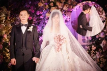Chi tiết bộ váy cưới mất 5.600 giờ thực hiện của Đường Yên