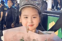 Em gái Hoa hậu Ý Nhi 10 tuổi hoạt ngôn, đối đáp khéo léo