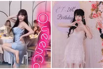 Hot girl xinh đẹp gây sốt khi cởi giày nhảy ở đám cưới