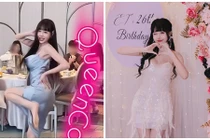 Hot girl xinh đẹp gây sốt khi cởi giày nhảy ở đám cưới