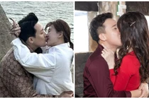 Trấn Thành - Hari Won hôn nhau nồng cháy ở Mỹ