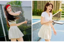 Ngọc Trinh và dàn mỹ nhân diện đồ khoe dáng trên sân pickleball