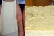 Đậu phụ có dấu hiệu này coi chừng chứa thạch cao, chớ nên mua