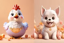 Song hỷ lâm môn, 3 tuổi tài lộc lên hương, năm mới phát tài 