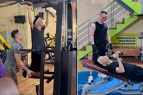 Cụ bà 96 tuổi ở Hà Tĩnh mê tập gym, bơi lội gây sốt 