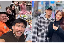 Tình bạn của Hòa Minzy với dàn cầu thủ Việt