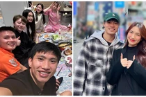 Tình bạn của Hòa Minzy với dàn cầu thủ Việt