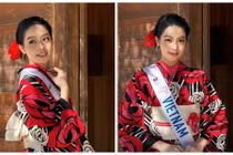 Thanh Thủy diện kimono khoe vẻ đẹp ngọt ngào ở Miss International 2024 