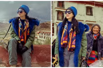 Hoa hậu Giáng My khoe nhan sắc không tuổi ở Tây Tạng