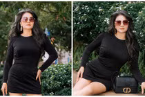 “Nữ hoàng cảnh nóng” Kiều Trinh khoe vẻ gợi cảm ở tuổi 47