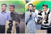 Bố chồng Tăng Thanh Hà đấu giá chiếc khăn của Mr Đàm 500 triệu