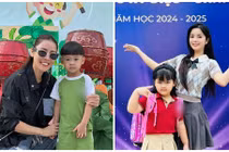 Sao Việt nô nức đưa con tới trường khai giảng năm học 2024-2025