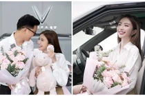 Vừa cưới cháu trai của NS Chí Trung, Ngọc Huyền khoe xe hơi mới 