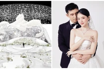 Không gian đám cưới hoành tráng “tuyết rơi mùa hè” của Midu