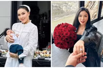 Người mẫu Quỳnh Thư có con kháu khỉnh, sống bình yên 