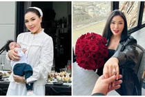 Người mẫu Quỳnh Thư có con kháu khỉnh, sống bình yên 