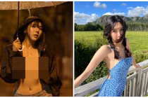 Hot girl diện mốt “quên” nội y, thả dáng trong mưa