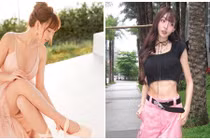 Hot girl cổ động có vòng eo rắn nước, gu ăn mặc gợi cảm