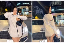 “Phú bà” Lệ Quyên mặc mốt giấu quần gợi cảm như gái đôi mươi