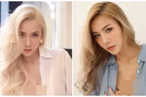 Ngượng đỏ mặt hot girl mặc sơ mi buông lơi, không nội y