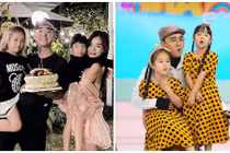 Đạt G thân thiết với hai con gái riêng của Bảo Ngọc 