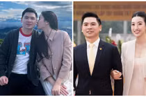 Đỗ Mỹ Linh “nịnh” chồng thiếu gia dịp sinh nhật