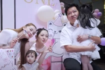 Gia đình Nhã Phương dự sinh nhật con gái của Bảo Anh