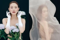Hình ảnh cởi táo bạo của Minh Hằng và loạt mỹ nhân Việt