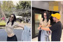 Hoa hậu Kỳ Duyên khoe được fan quốc tế xin chữ ký