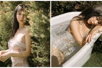 Hot girl thân hình chữ S, khoe ảnh ướt át trong bồn tắm