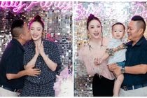 Bảo Thy đón sinh nhật bên chồng đại gia và con trai