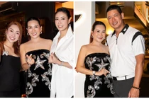 Vợ hơn tuổi của Bình Minh đón sinh nhật bên chồng, hội bạn thân