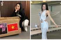 Kỳ Duyên tươi rói sau khi tìm thấy trang phục bị thất lạc