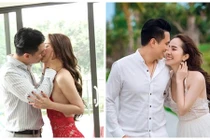 Quỳnh Nga - Việt Anh tình tứ trước khi lộ ảnh về cùng chung cư