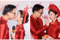 Ngọc Huyền “Thương ngày nắng về” bật khóc trong lễ ăn hỏi