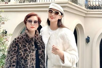 Nhan sắc trẻ đẹp của mẹ ruột nữ diễn viên giàu nhất miền Bắc 