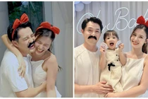 Ông Cao Thắng - Đông Nhi mở tiệc tiết lộ giới tính con thứ 2