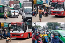 Ảnh: Tài xế "chết khiếp" vì người đàn ông chặn xe...quỳ lạy ở TP HCM