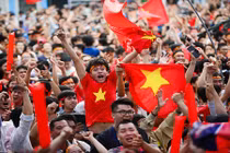 Người dân TP.HCM được xem chung kết U23 Việt Nam trên phố đi bộ