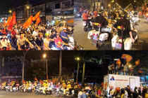 U23 Việt Nam chiến thắng: Cảnh sát TP HCM trắng đêm... “xuống đường” 