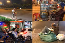 Nghẹn lòng những mảnh đời mưu sinh trong đêm giao thừa Mậu Tuất 2018 