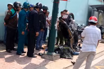 Xe máy “trèo” trụ điện, nam thanh niên chết tại chỗ